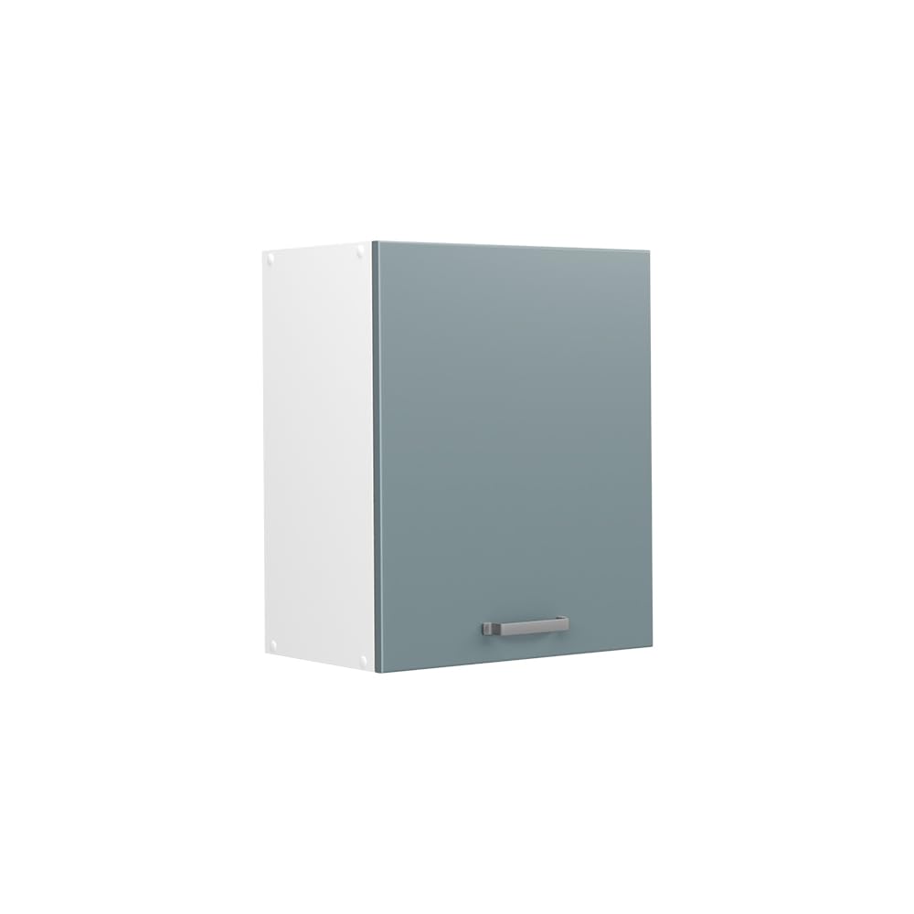 Vicco Wall cabinet Raul, Blue-Grey/White 50 cm