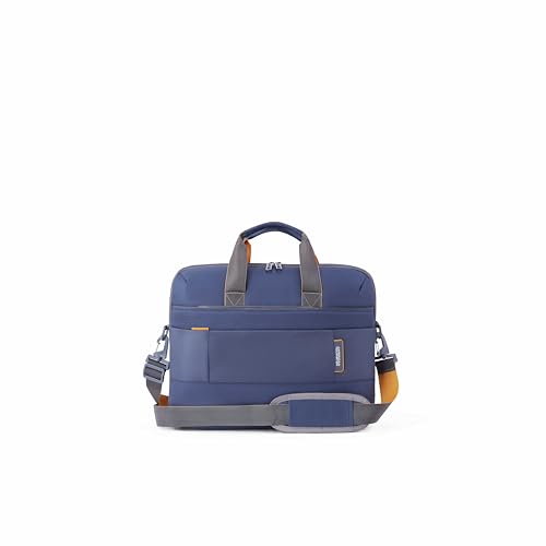 Image of American Tourister Urban Biz | 10 Ltrs | 1 Compartment | Detachable & Adjustable Strap | Small Briefcase | 1 Year International Warranty | Blue