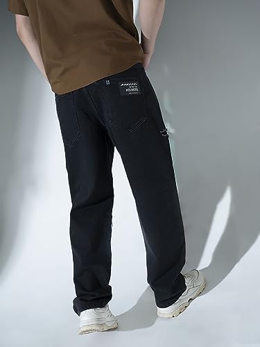 Image of Hubberholme Men's Knee Distressed Loose Fit Jeans