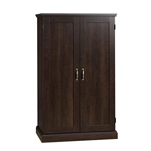 Sauder Computer Armoire, Cinnamon Cherry finish