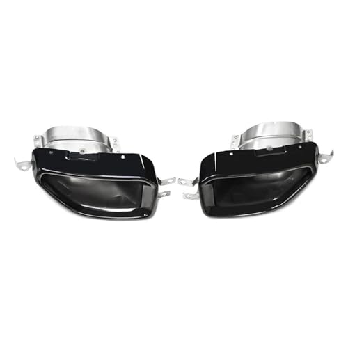 Tuyau d'échappement carré en acier inoxydable noir pour BMW G20 G21 M340i look sport