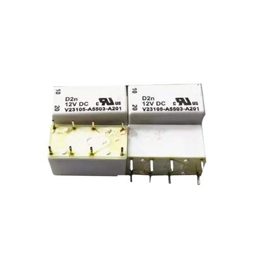 Relais V23105-A5503-A201 12V DC 2A 8 broches pour circuit imprimé