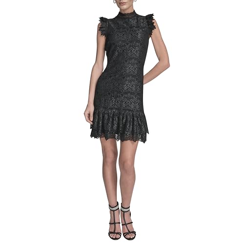BCBG Womens Sleeveless High Neck Black 10