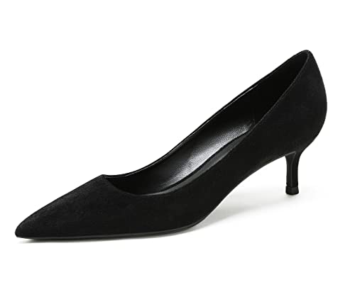 Talons Chaton pour Femme Cuir suédé Escarpins pour...