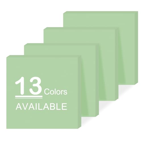 Super Sticky Notes,Self-Stick Note Pads 3 x 3 in,400 Sheets