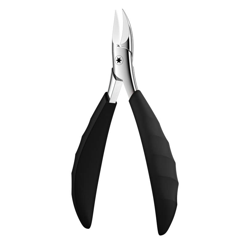 Coupe-ongles professionnel pour ongles d'orteils épais en acier avec coupe ultra précise