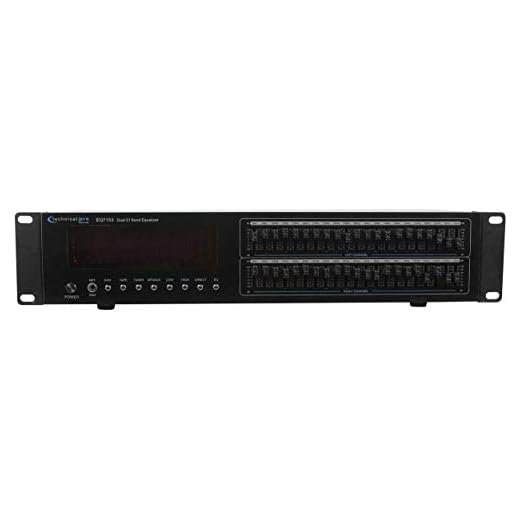 Dual 21 Band Professional Stereo Equalizer with Individual LED indicators