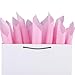 36 Sheets Glitter Pink Tissue Paper for Gift Bags – 20 x 20 inch Sparkling Wrapping Tissue for Crafts & Party Packaging