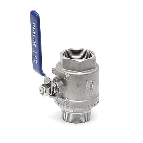 Válvula de bola DN15 de acero inoxidable 304 con rosca de 1/2 pulgada para tuberías de agua 6