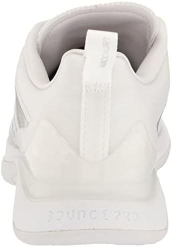 adidas Women's Avacourt Sneaker, White/Silver Metallic/White, 8.5 | Image 2