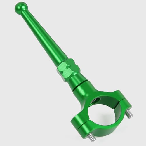 Image of WOOGA Motorcycle Stand Kickstand Extension Kit Foot Pedal Side Support universual for HO&N&DA for Ka&wa&sa&ki for Su&zu&ki most motorcyle foot support rod diameter 19mm-23mm (Green)