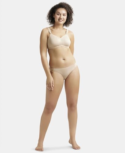 Image of Jockey 1841 Minimizer Bra | Wirefree | Non Padded | Full Coverage with Broad Fabric Straps | Microfiber Nylon Elastane Fabric