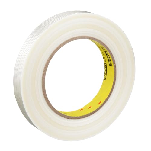 Image of 3M Scotch Filament Tape 897, Clear, 18 mm x 55 m, 5 mil