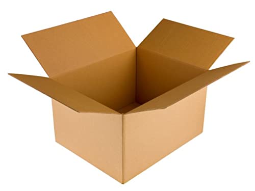 Faltkartons 450x350x300 mm BC - Zweiwellig 590g/m2 Versandkartons Karton - Braun (10) Cover