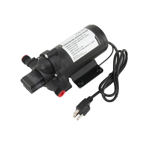 #US Water Pressure Booster Pump 4GPM Self Priming Pump Diaphragm High Pressure 50PSI