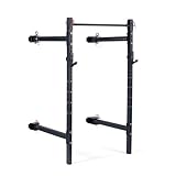 Titan Fitness T-3 Series Wall Mounted Folding Power Rack, 82