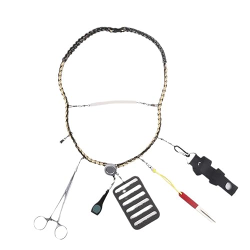 image for Tizuqe Fly Fishing Lanyard Necklace with Clip Multifunction Tool Holde