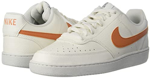 Image of Nike Mens Court Vision Lo Nn Sail /Hot Curry-Sail-Vivid Green Running Shoe - 7 UK (DH2987-104)