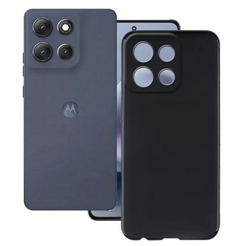 Coque Motorola Moto G86 Power contre les rayures avec cet étui noir souple antichoc