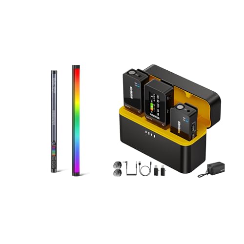 NEEWER TL60 RGB Tube Light & CM26 Pro Microphone