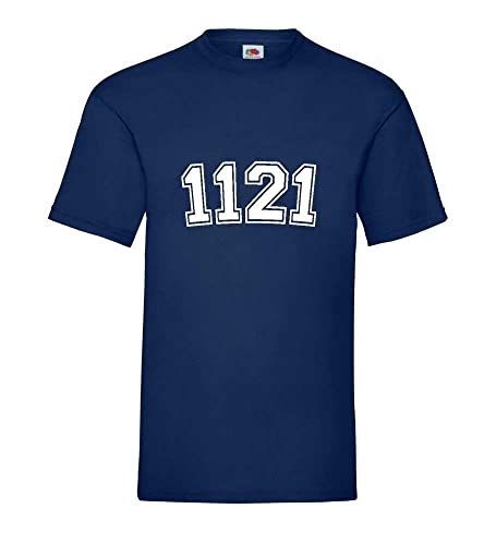 T-shirt pour homme bleu marine XXXL en coton