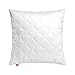 Produktbild sleepling Komfort 100 Kopfkissen, Zierkissen, Sofakissen, 40 x 40 cm, Ökotex, waschbar bis 60 Grad, Made in EU, Füllmengengarantie, Größengarantie, weiß