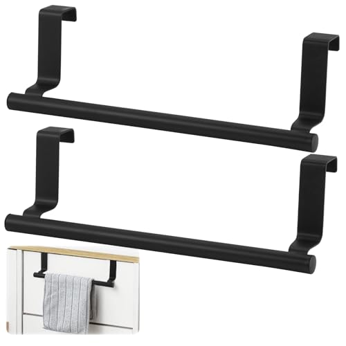 2 Pièces Porte Torchon Cuisine à Suspendre,24×7cm Porte Serviette Cuisine,Design Moderne,Porte-Serviettes de Cuisines,pour Placard,...