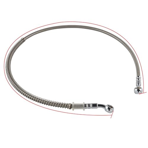Tuyau de frein M10 acier tressé 85cm flexible hydraulique pour Husqvarna et Kawasaki