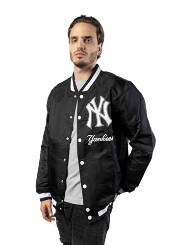 New Era   Chaqueta MLB New York Yankees Logoselect, Negro , M