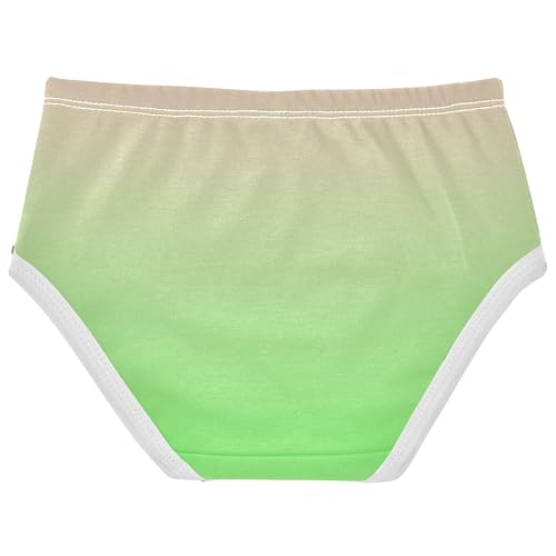 Joisal Blush Pink Cobalt Green Gradient Toddler Girls Underwear 2t Cotton Cute Panties Girl Fun Print Kids Undies Briefs2