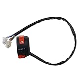 3.El interruptor del botón encendido / apagado los faros la motocicleta se puede montar fácilmente en el manillar. Con este interruptor del faro del manillar la motocicleta, es fácil controlar la condición la luz mientras se conduce.