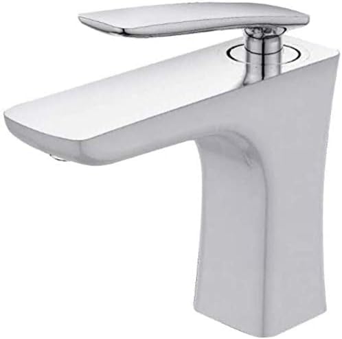 Kitchen Taps Faucet Ball Bathroom Deck Mounted Widely Used White Painting Basin Sink Mixer On Chrome Polished
