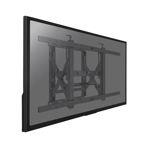 Support d'écran TV mural KIMEX mur d'image pour salons professionnels et halls d'accueil