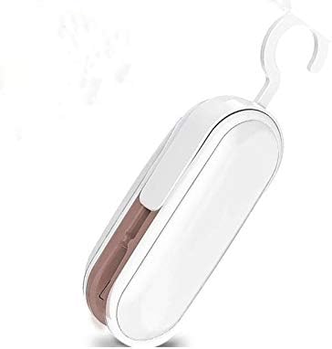 Mini Chip Portable Bag Sealer 2 In 1 Portable Sealing Mini Machine Handheld Vacuum Sealer And Cutter Mini Sealing Household For Snack Plastic(Brown)(1pcs)