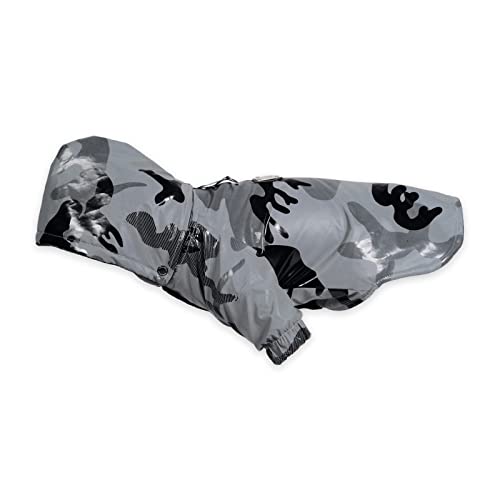 IZOCOOL - Hundejacke Wasserdichter Hundemantel Reflektierende Jacke für kaltes Wetter mit weichem Fleecefutter Warmer Mantel für Hund Indoor & Outdoor Camping Wandern (M)