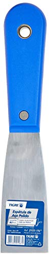 Espátula Aço Polido, Tigre 62151006, Prata, 38,1mm