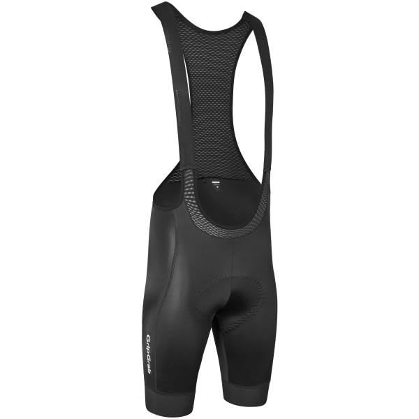 GripGrab PACR Bib Shorts wyściełane spodenki na szelkach, krótkie spodenki na szelkach, ochrona przed promieniowaniem UV, rower wyścigowy MTB Gravel Bike spodnie rowerowe z ramiączkami męskie