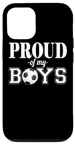Custodia per iPhone 13 Pro Proud Of My Soccer Boys - Divertente amante del calcio