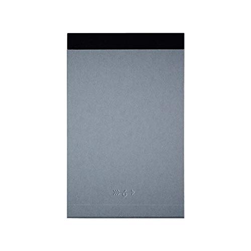 Bloc mémo japonais Noir : petit carnet de notes de bureau en papier quadrillé