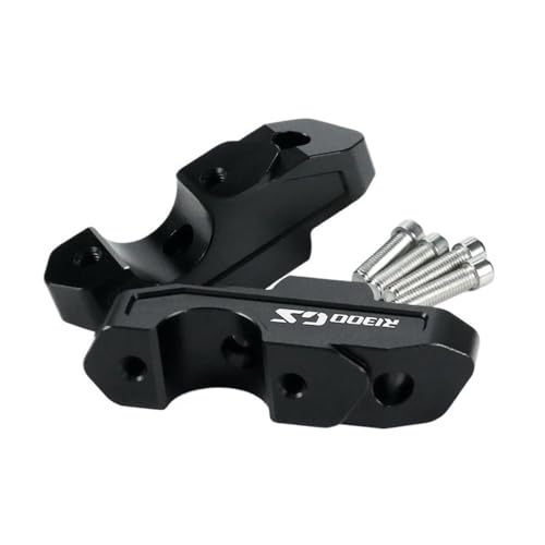 Adaptateur de pince pour guidon R 1300 GS afin de soulager le mal de dos en voyage