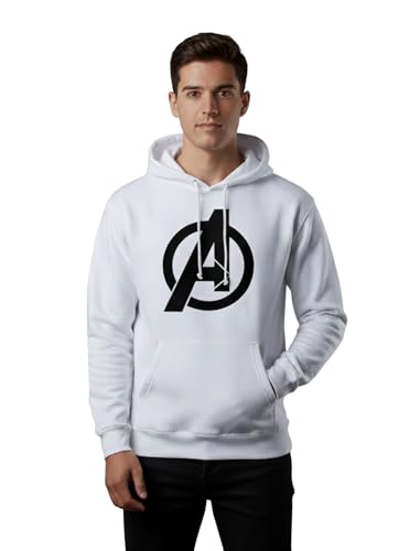 Image of More & More Fleece Neck Regular Fit Hooded Sweatshirt Avengers
