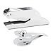Book Embosser Embosser Stamp Library Stamp Hand-Held Embossing Stamp Embosser Stamp Your Own Text or Logo Design for Books Business Cards Paper (Color:Silver)