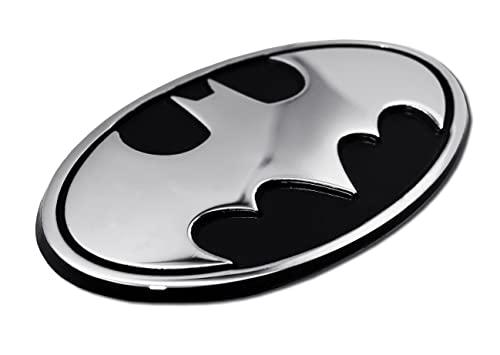 Image of Batman Oval Chrome Emblem
