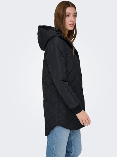 ONLY Onljuliet Quilted Hood Zip Coat Otw Noos