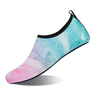IceUnicorn Badeschuhe Schwimmschuhe Damen Herren Aquaschuhe Strandschuhe Surfschuhe Wasserschuhe für Sommer Beach Pool Yoga