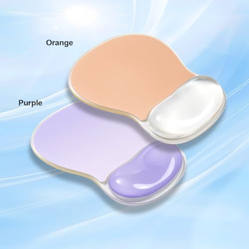 Gel Mouse Pad with Wrist Support - Cute Office Accessories Ergonomic Cooling Mousepad with Non-Slip Base for Latop/Computer/Office/Home by Sumgsn - Image 7