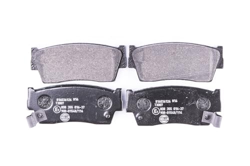 Plaquettes de frein HELLA 8DB 355 016-371 évitant l'usure des disques Suzuki T3007