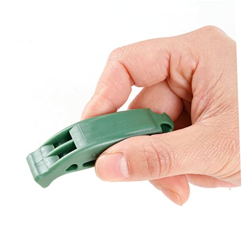 Yardwe 2 piezas silbatos de supervivencia con cordón miniatura 7