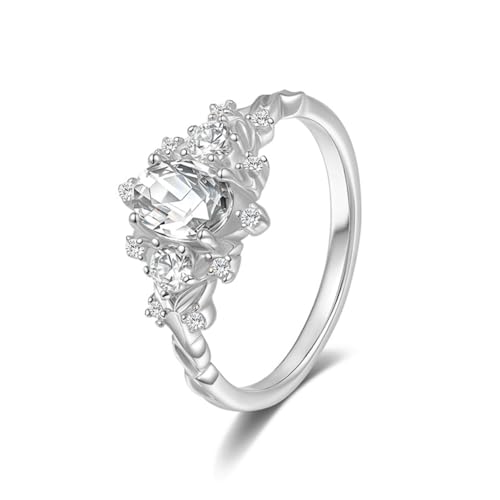 Bague de fiançailles moissanite ovale VVS1, l'alternative chic et durable