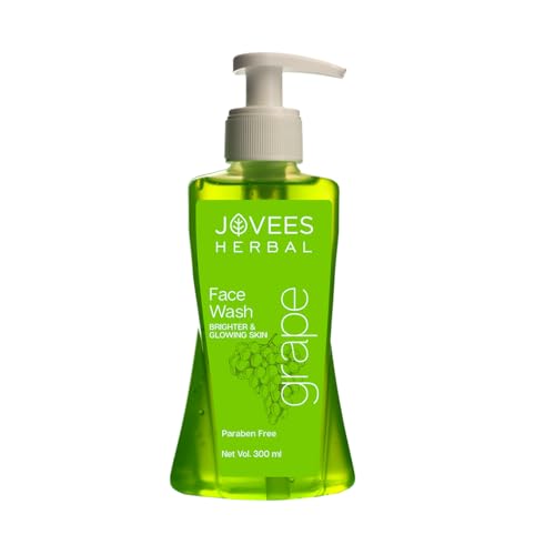 Image of Jovees Herbal Grape Face Wash With Grape Seed & Orange Peel Extracts | For Brighter & Glowing Skin | Reduces Uneven Skin Tone & Fine Lines | For All Skin Types 300ml